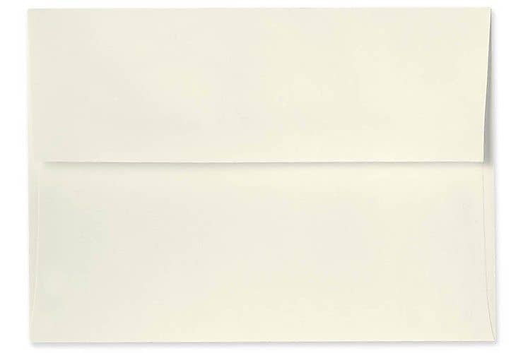 LUX A1 Invitation Envelopes (3 5/8 x 5 1/8) 50/Box, Natural - 100% Recycled (4865-NPC-50)