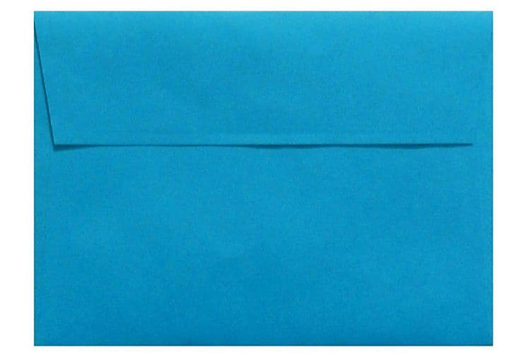 LUX A1 Invitation Envelopes (3 5/8 x 5 1/8) 50/Box, Pool (LUX-4865-102-50)