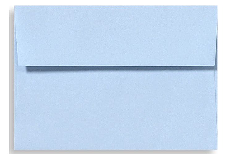 LUX A2 (4 3/8 x 5 3/4) 50/Box, Baby Blue (EX4870-13-50)