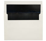 LUX A4 Foil Lined Invitation Envelopes (4 1/4 x 6 1/4) 500/Box, Natural w/Black LUX Lining (FLNT4872-02-500)