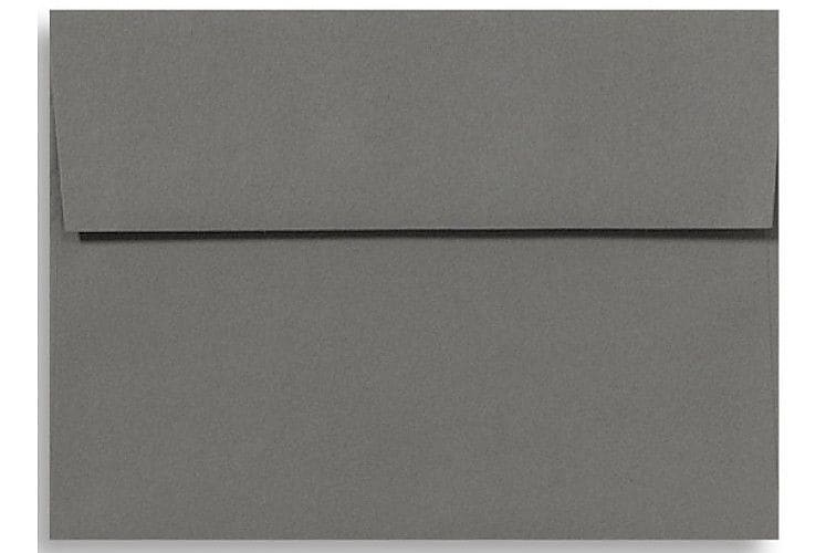 LUX A4 Invitation Envelopes (4 1/4 x 6 1/4) 50/Box, Smoke (LUX-4872-22-50)