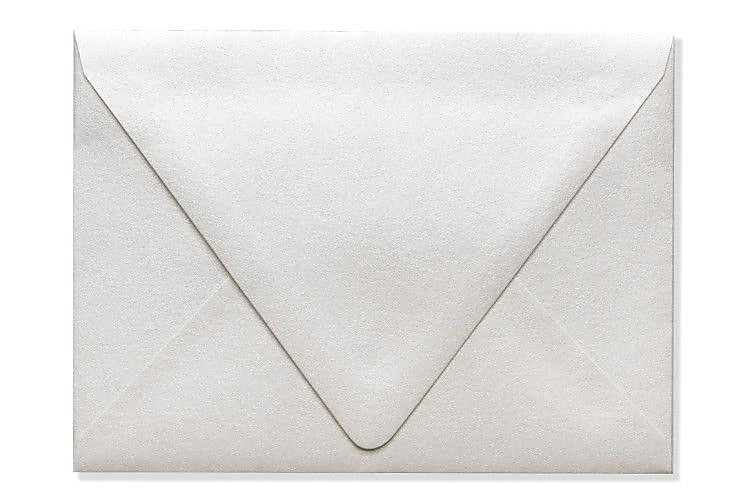 LUX A6 Contour Flap Envelopes (4 3/4 x 6 1/2) 250/Box, Quartz Metallic (1875-08-250)