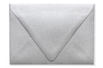 LUX A6 Contour Flap Envelopes (4 3/4 x 6 1/2) 50/Box, Silver Metallic (1875-06-50)