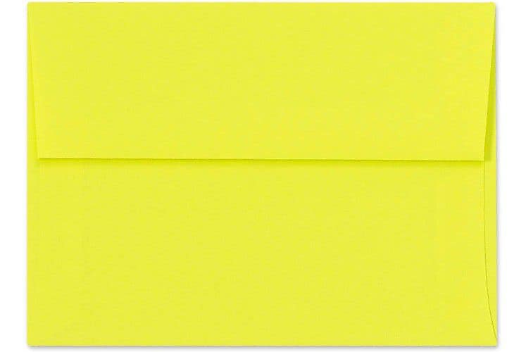 LUX A6 Invitation Envelopes (4 3/4 x 6 1/2) 50/Box, Citrus (FE4275-20-50)
