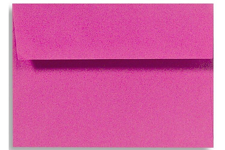 LUX A6 Invitation Envelopes (4 3/4 x 6 1/2) 50/Box, Magenta (EX4875-10-50)