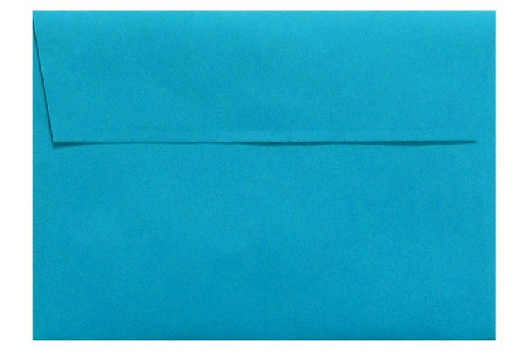 LUX A6 Invitation Envelopes (4 3/4 x 6 1/2) 50/Box, Pool (LUX-4875-102-50)