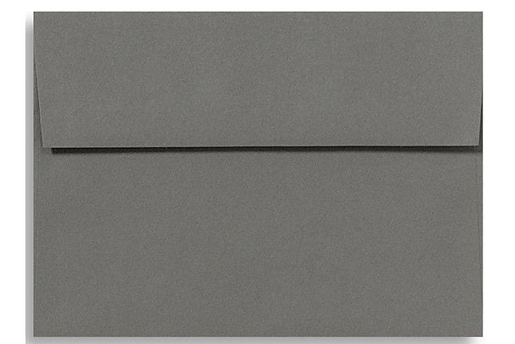 LUX A6 Invitation Envelopes (4 3/4 x 6 1/2) 50/Box, Smoke (EX4875-22-50)
