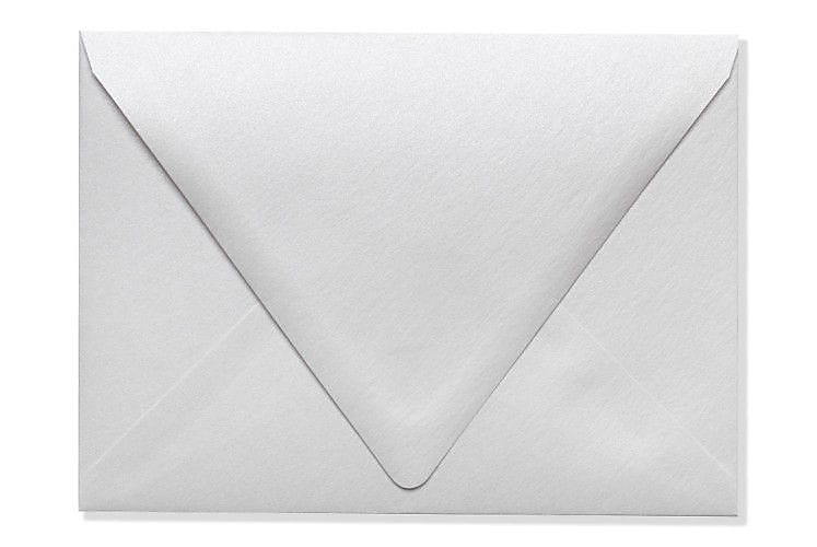 LUX A7 Contour Flap Envelopes (5 1/4 x 7 1/4) 50/Box, Crystal Metallic (1880-30-50)