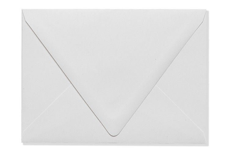LUX A7 Contour Flap Envelopes (5 1/4 x 7 1/4) 50/Box, White - 100% Recycled (1880-WPC-50)
