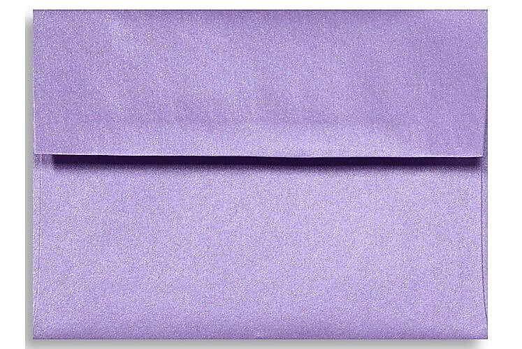 LUX A7 Invitation Envelopes (5 1/4 x 7 1/4) 250/Box, Amethyst Metallic (5380-17-250)