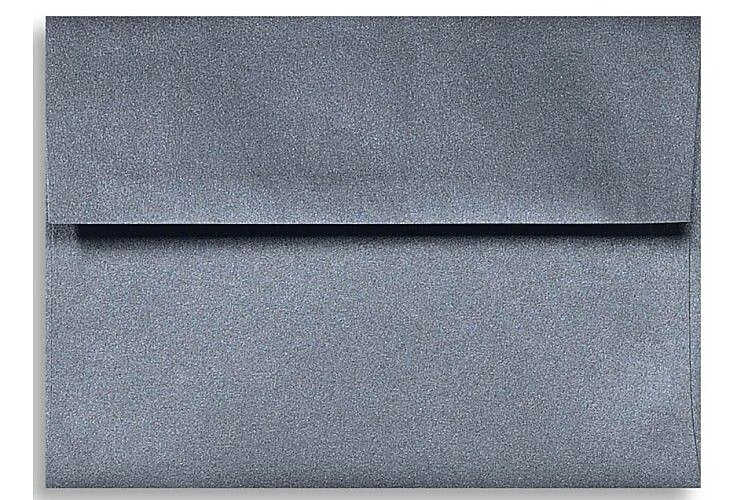 LUX A7 Invitation Envelopes (5 1/4 x 7 1/4) 250/Box, Anthracite Metallic (5380-15-250)