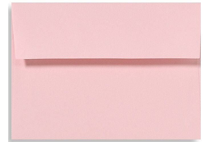 LUX A7 Invitation Envelopes (5 1/4 x 7 1/4) 250/Box, Candy Pink (EX4880-14-250)