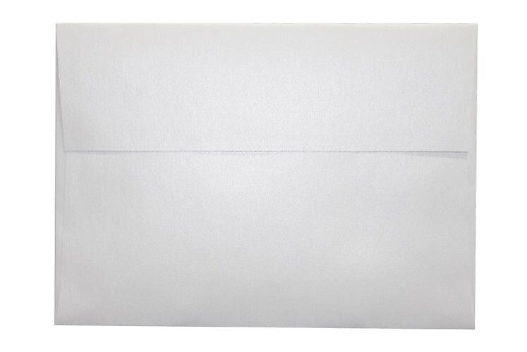 LUX A7 Invitation Envelopes (5 1/4 x 7 1/4) 250/Box, Crystal Metallic (5380-30-250)