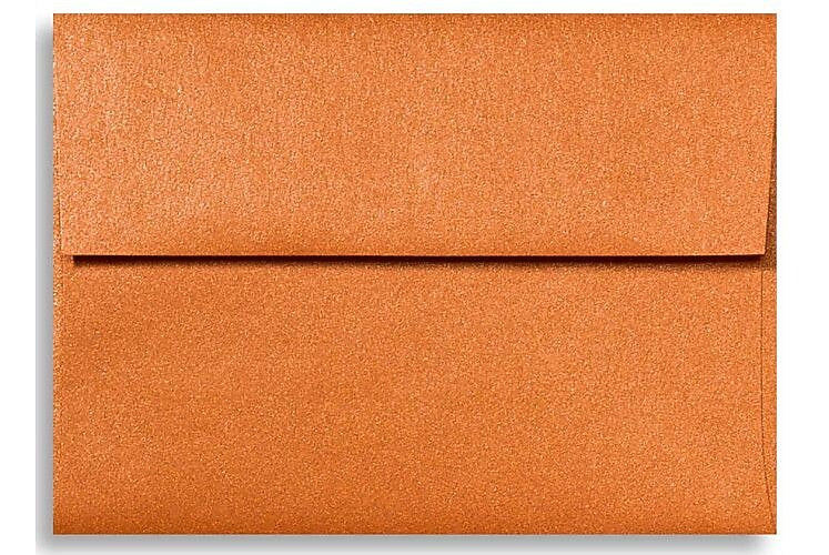 LUX A7 Invitation Envelopes (5 1/4 x 7 1/4) 250/Box, Flame Metallic (5380-26-250)