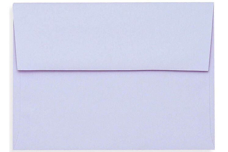 LUX A7 Invitation Envelopes (5 1/4 x 7 1/4) 500/Box, Lilac (SH4280-05-500)