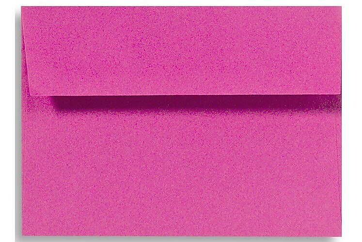 LUX A7 Invitation Envelopes (5 1/4 x 7 1/4) 250/Box, Magenta (EX4880-10-250)