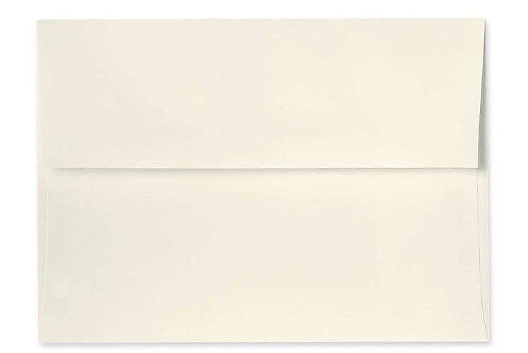 LUX A7 Invitation Envelopes (5 1/4 x 7 1/4) 50/Box, Natural (5880-01-50)