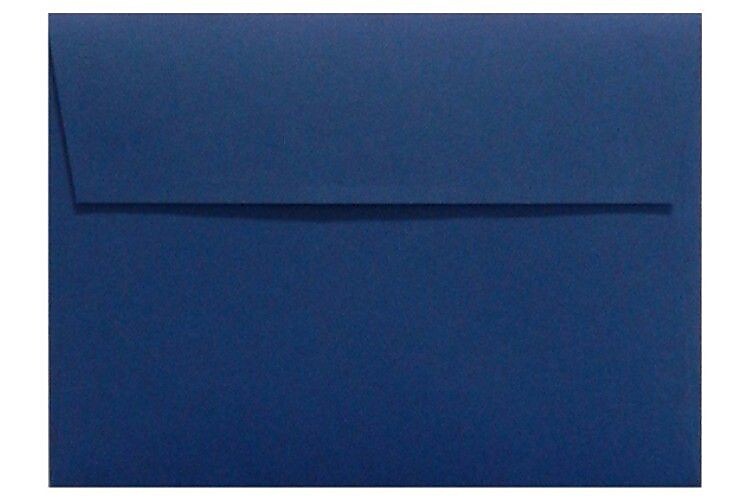 LUX A7 Invitation Envelopes (5 1/4 x 7 1/4) 500/Box, Navy (LUX-4880-103500)