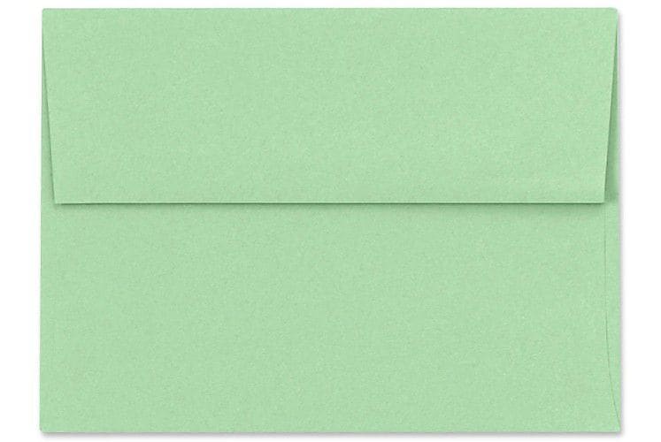 LUX A7 Invitation Envelopes (5 1/4 x 7 1/4) 1000/Box, Pastel Green (SH4280-04-1000)