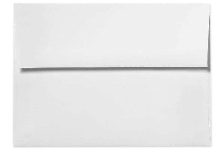 LUX A8 Invitation Envelopes (5 1/2 x 8 1/8) 50/Box, 70lb. Bright White (20743-50)