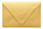 LUX Moistenable Glue A9 Invitation Envelope, 5 3/4" x 8 3/4", Gold Metallic, 50/Pack (1895-07-50)