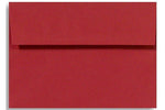 LUX 5 3/4" x 8 3/4" 60lbs. Square Flap Envelopes W/Glue, Holiday Red, 50/Pack
