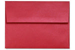 LUX 80lbs. 5 3/4" x 8 3/4" A9 Invitation Envelopes W/Glue, Jupiter Metallic Red Red, 500/BX