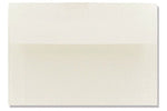 LUX 80lbs. 5 3/4" x 8 3/4" A9 Cotton Invitation Envelopes W/Peel & Press, Natural White, 1000/BX