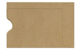 LUX Credit Card Sleeve 2 3/8" x 3 1/2", 50/Box, Grocery Bag (1801-GB-50)