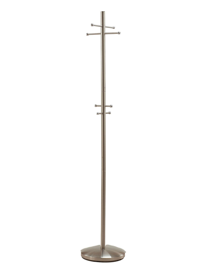 Adesso® Coat Rack, Brushed Steel, Metal (WK2050-22)