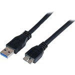 StarTech 3.3' SuperSpeed USB 3.0 A to Micro B Cable, Black (USB3CAUB1M)