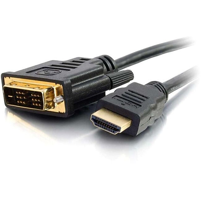 C2G 42514 3.3' HDMI to DVI-D Cable, Black
