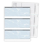 Blanks USA Kan't Kopy 8.5" x 11" Security Check On Top, 60 lbs., Blue, 250 Sheets/Pack (SC425BL)