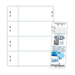 Blanks/USA® 2 3/4" x 8 1/2" Numbered 01-1000 Digital Index Raffle Ticket, White, 1000/Pack