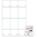 Blanks/USA® 4" x 3 3/8" x 5 5/8" 80 lbs. Digital Gloss Cover Table Tent, White, 300/Pack