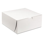 Southern Champion Tuck-Top Bakery Cake & Pie Boxes, White, 9" X 9" x 4", 250/Case