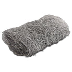 Global Material Extra Coarse #4 Steel Wool Hand Pad, Gray