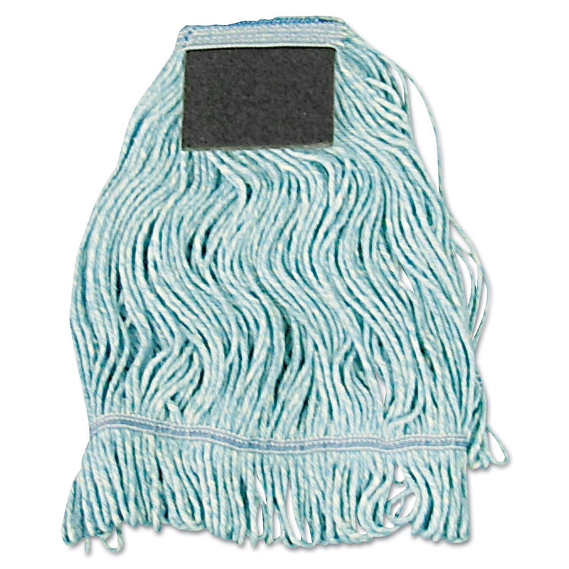 Unisan® Loop Mop Head Cotton with Scrub Pad, 12/Case