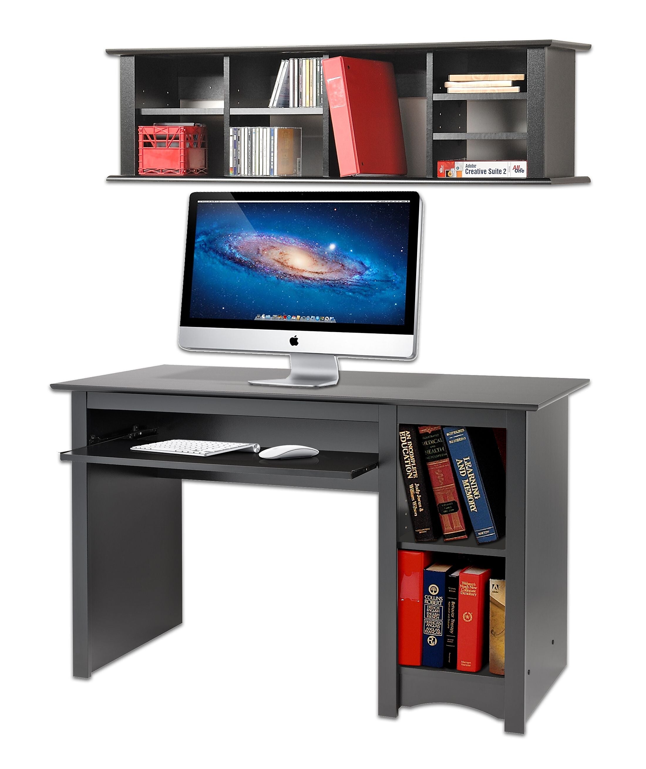 Prepac 48" W Computer Desk, Black (BDD-2948)