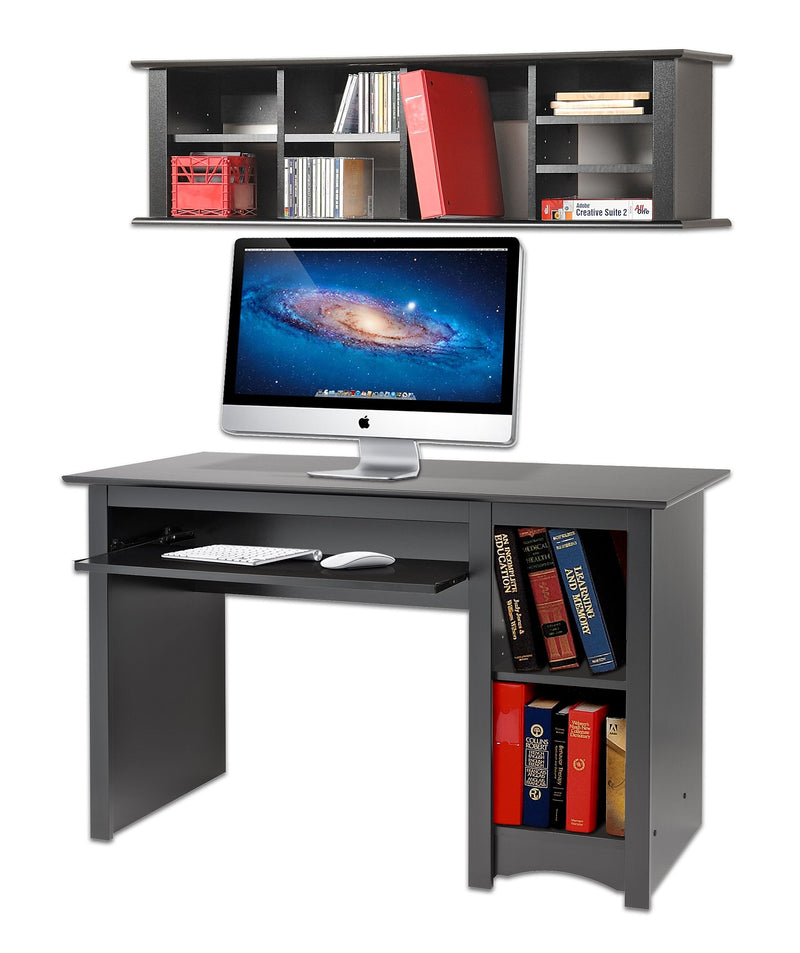 Prepac 48" W Computer Desk, Black (BDD-2948)