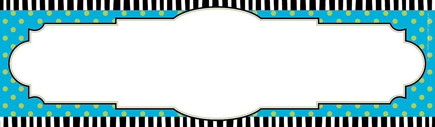 Barker Creek Nature's Colors School Name Plates, 12" x 3.5", 36/Pack (LL1422)