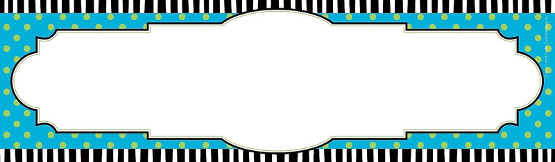 Barker Creek Nature's Colors School Name Plates, 12" x 3.5", 36/Pack (LL1422)