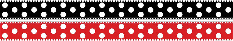 Barker Creek Double-Sided Border, 35" x 3", Dots, 12/Pack (LL977)