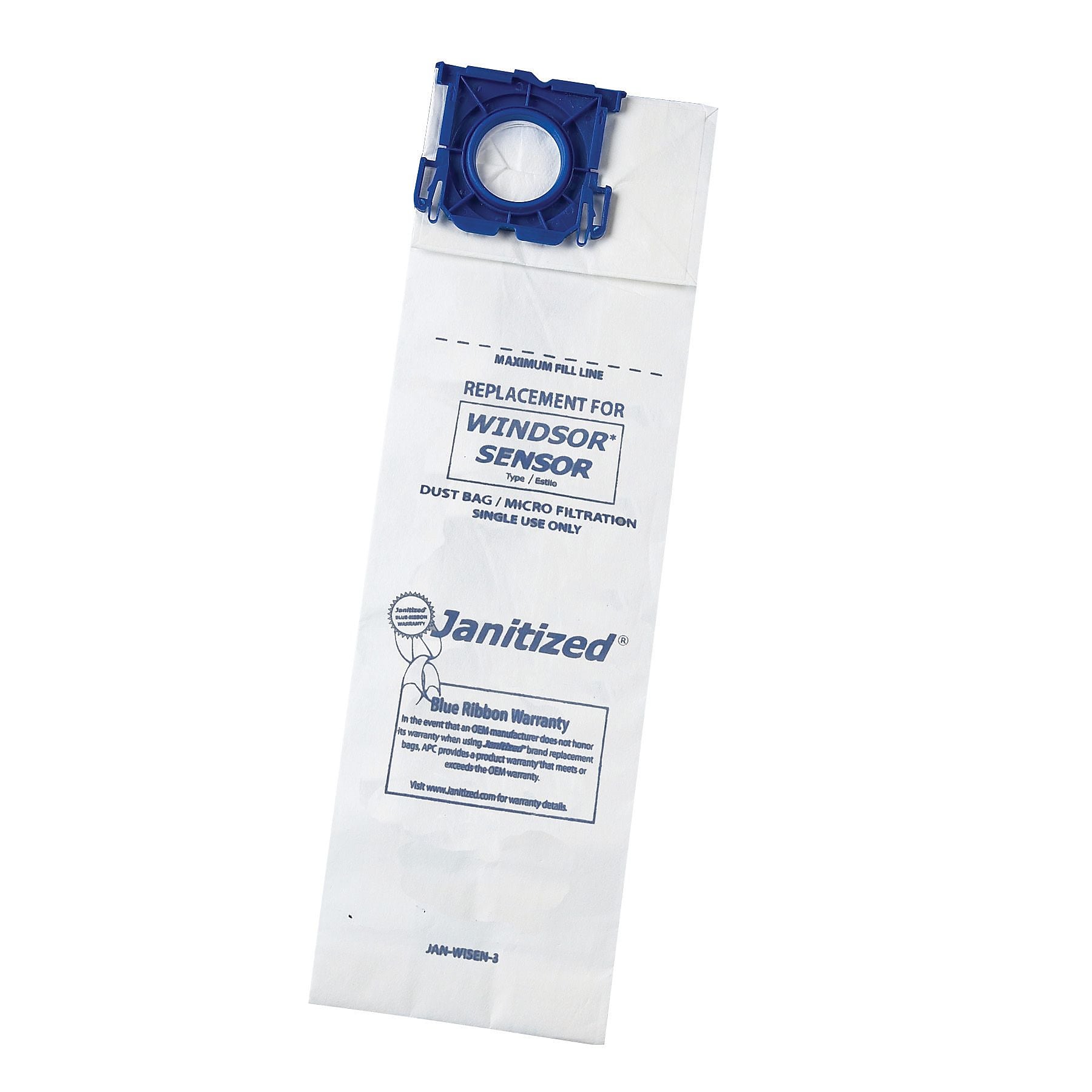Janitized® Filter Bag For Triple S Prosense Vacuum Cleaner