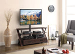 Whalen Console TV Stand, Screens up to 54", Brown/Black (XLDEC54-NV)