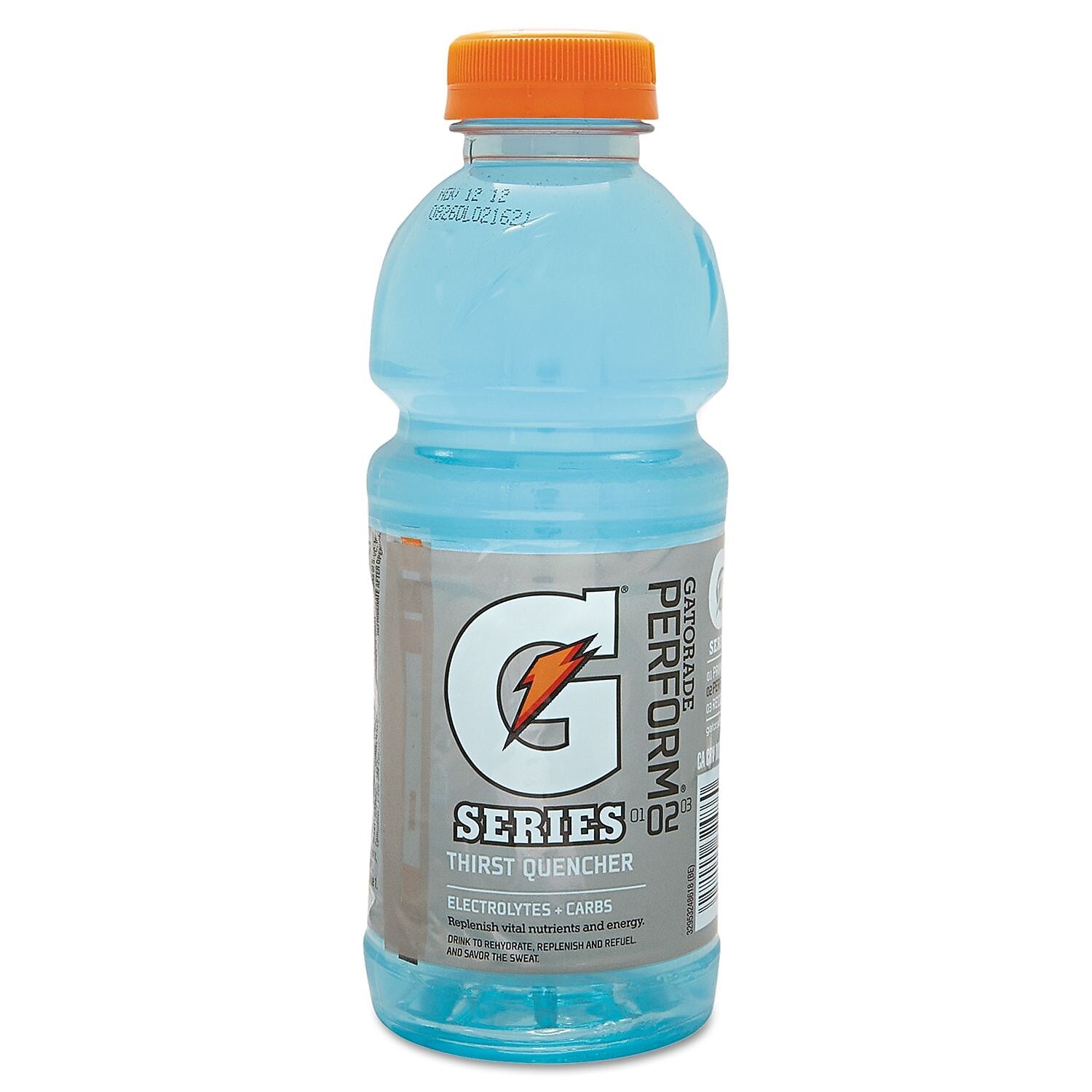 Gatorade® G Series Ready To Drink Thirst Quencher, Glacier Freeze, 20 oz. Wide Mouth Bottle, 24/Pack