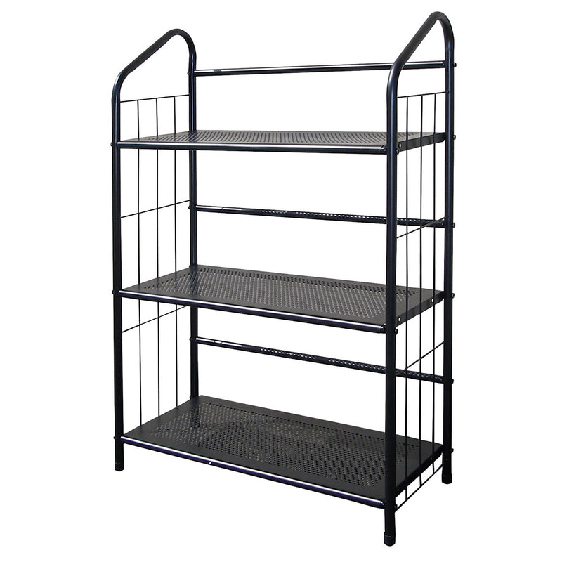 Ore International® 3 Tier Metal Book Shelf, Black