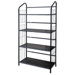 Ore International® 4 Tier Metal Book Shelf, Black
