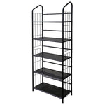 Ore International® 5 Tier Metal Book Shelf, Black