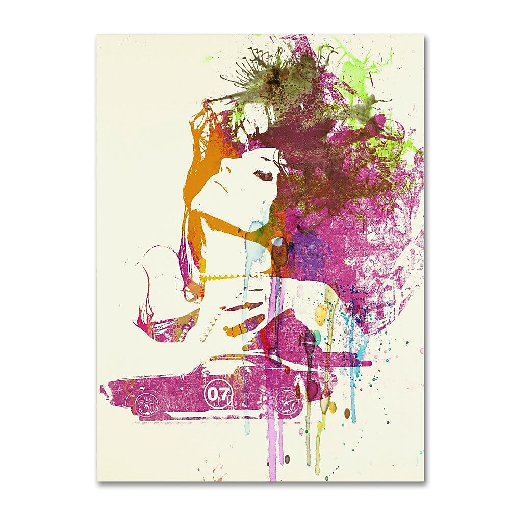 Trademark Fine Art 'Challenger Girl' 14" x 19" Canvas Art